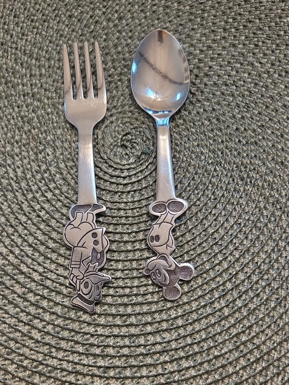Stainless Steel Children's Fork & Spoon Set